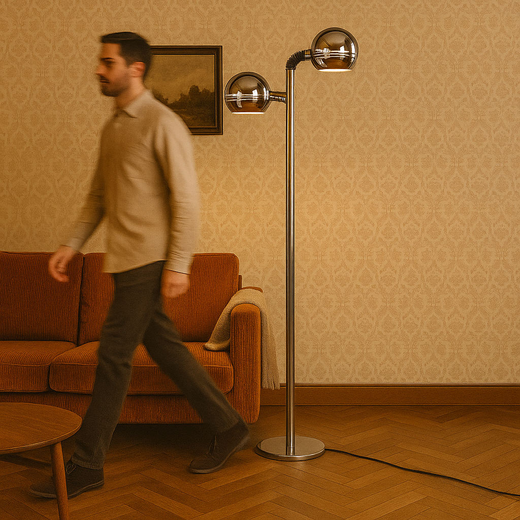 Lampada Space Age anni '70, design vintage regolabile