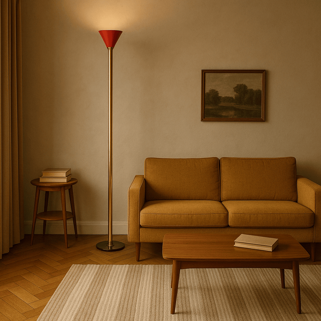 Lampada da Terra Vintage Anni '70-'80 Originale