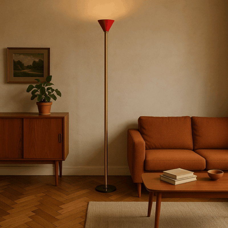 Lampada da Terra Vintage Anni '70-'80 Originale