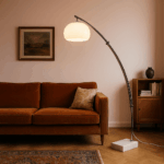 Lampada da Terra Vintage Estensibile Anni '70