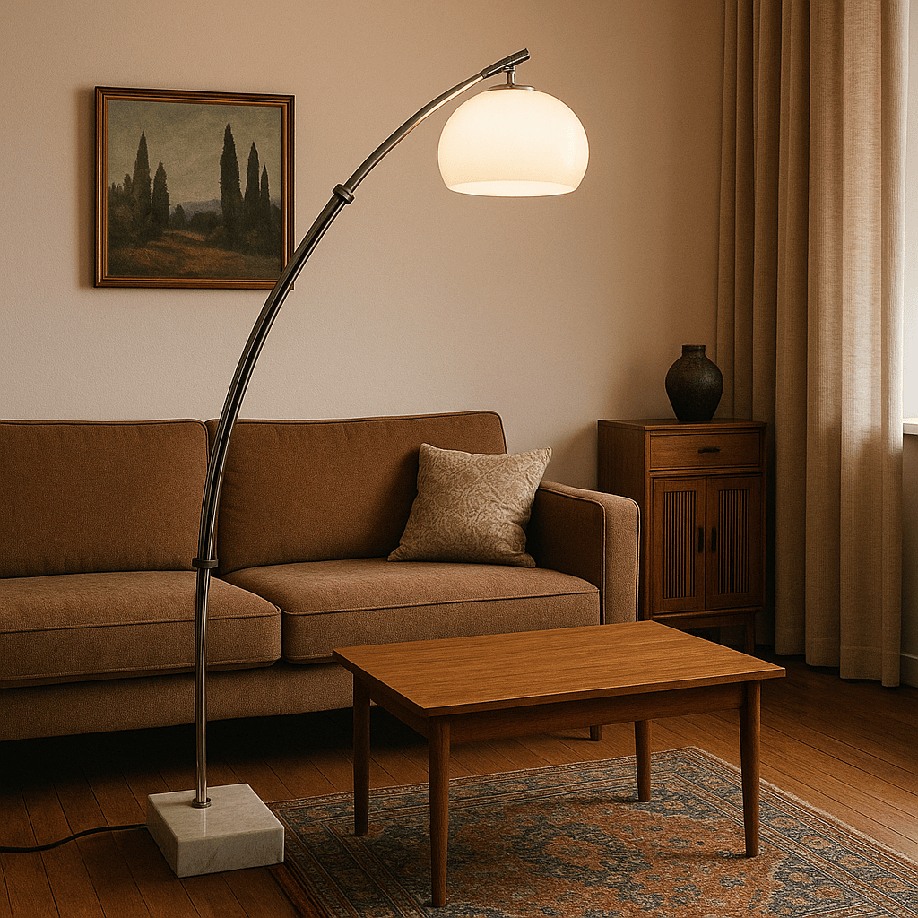 Lampada da Terra Vintage Estensibile Anni '70