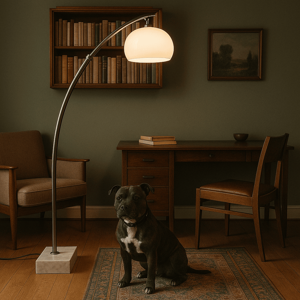 Lampada da Terra Vintage Estensibile Anni '70