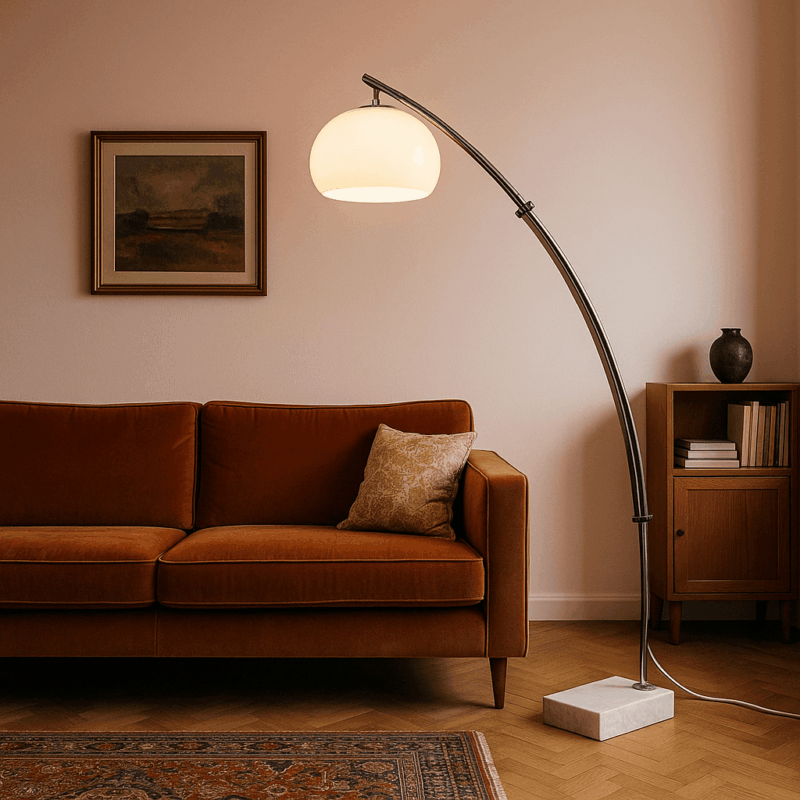 Lampada da Terra Vintage Estensibile Anni '70