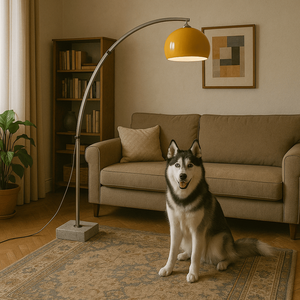 Lampada da Terra Vintage Estensibile Anni '70 in Marmo 4