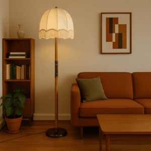 Lampada da terra vintage regolabile anni '60-'70