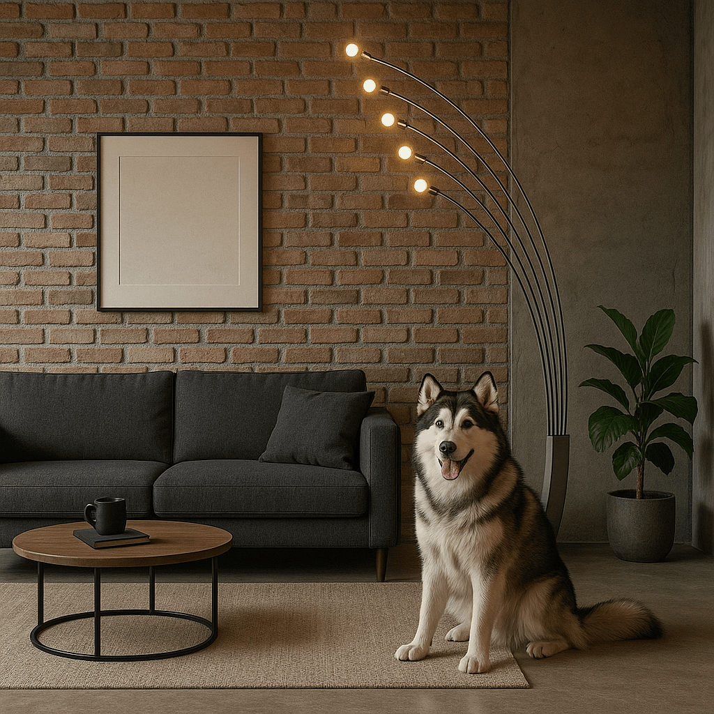 Lampada da terra regolabile design anni 70 italiano