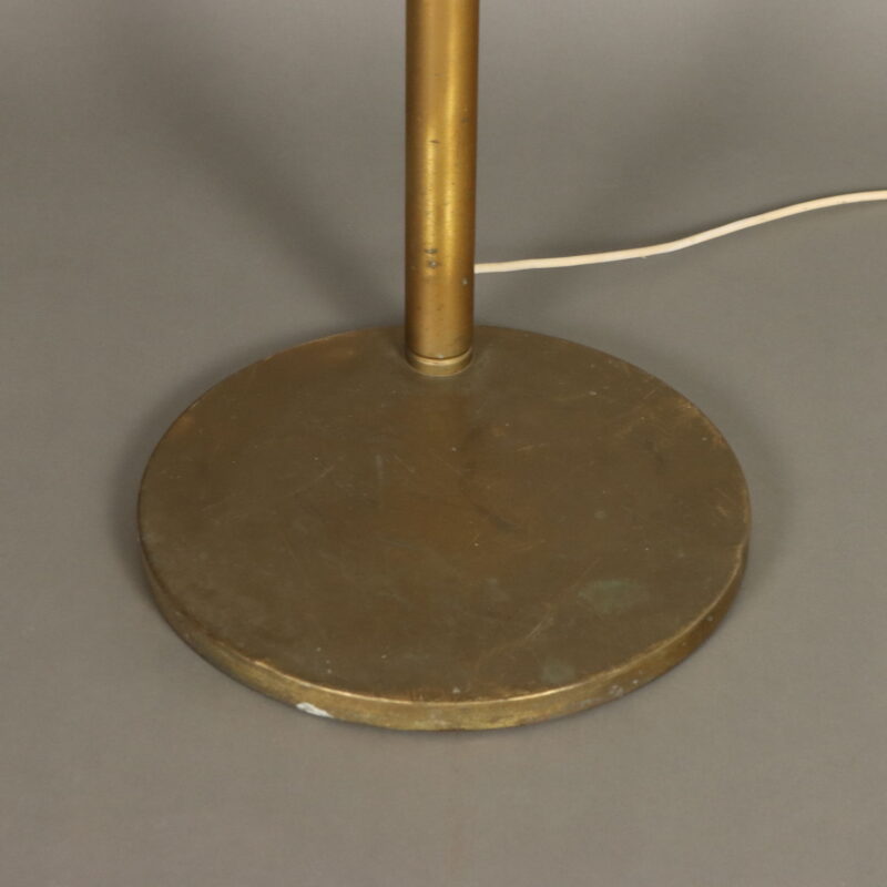 Lampada modernariato in alluminio cromato a 7 luci