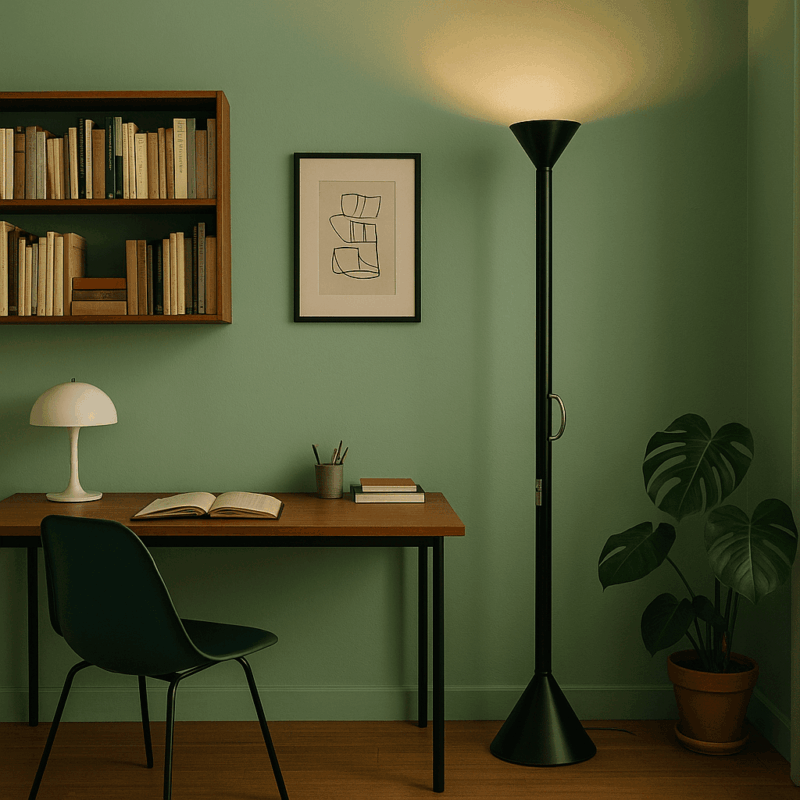 Lampada vintage da terra 'Callimaco' anni ’80 design postmoderno