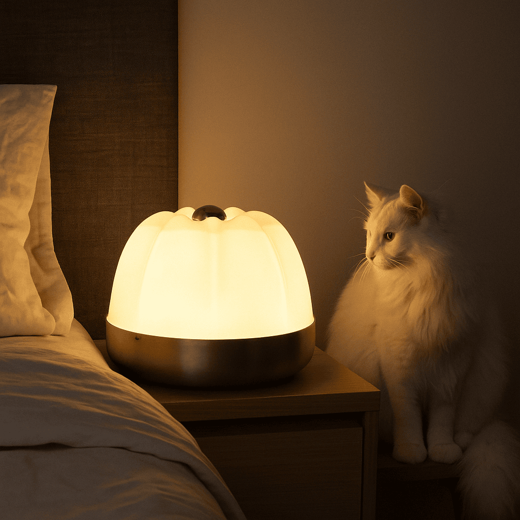 Lampada da Tavolo Anni 70 in metacrilato e alluminio cromato