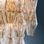Lampada 'Poliedri' Carlo Scarpa per Venini