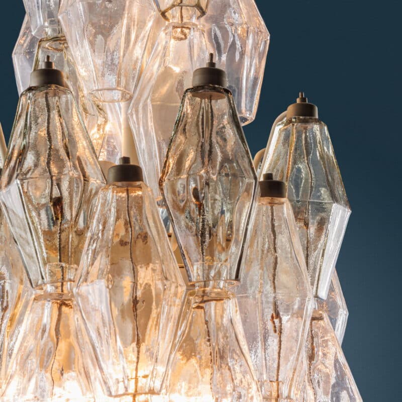 Lampada 'Poliedri' Carlo Scarpa per Venini