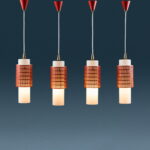 Set Lampade anni 60 Manifattura Italiana