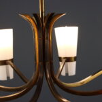 Lampadario Anni '60 a Otto Punti Luce