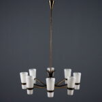 Lampadario Anni '60 a Otto Punti Luce