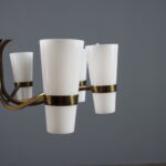 Lampadario Anni '60 a Otto Punti Luce