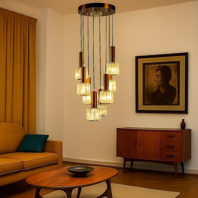 Lampadario Anni 60-70