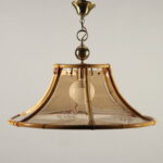 Lampada di Bambù Anni 80