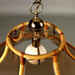 Lampada di Bambù Anni 80