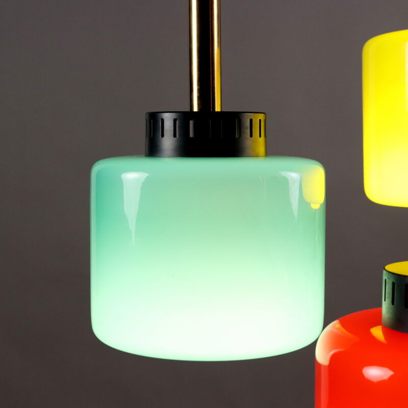 Lampada con Vetri Colorati Anni 60
