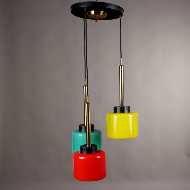 Lampada con Vetri Colorati Anni 60