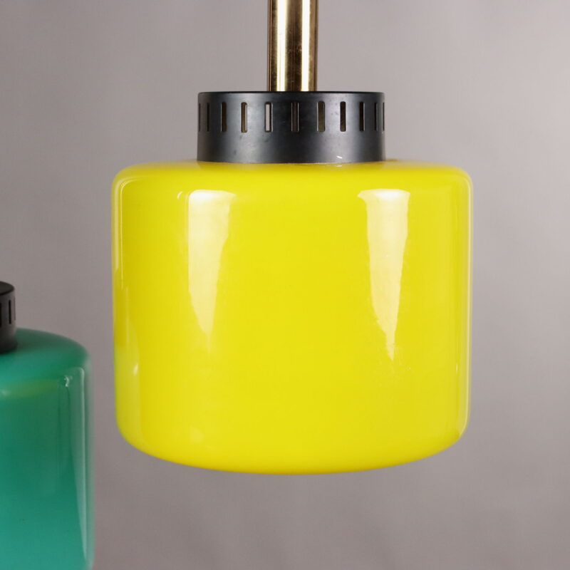 Lampada con Vetri Colorati Anni 60