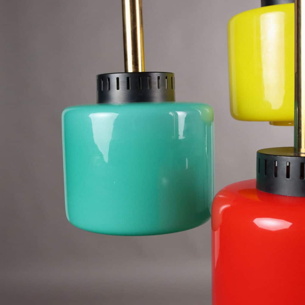 Lampada con Vetri Colorati Anni '60