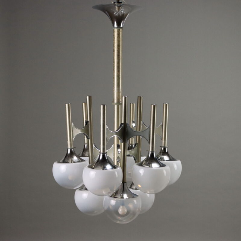 Lampada Anni 60-70 a Nove Luci