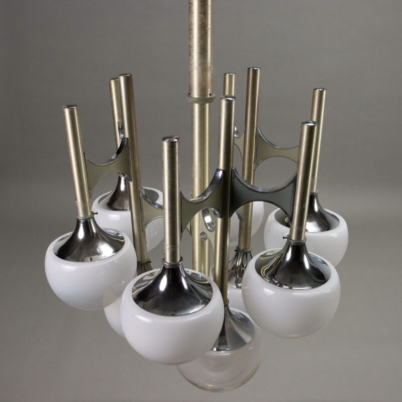 Lampada Anni 60-70 a Nove Luci