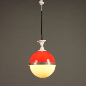 Lampadario Bicolore Anni 70