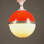 Lampadario Bicolore Anni 70