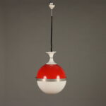 Lampadario Bicolore Anni 70