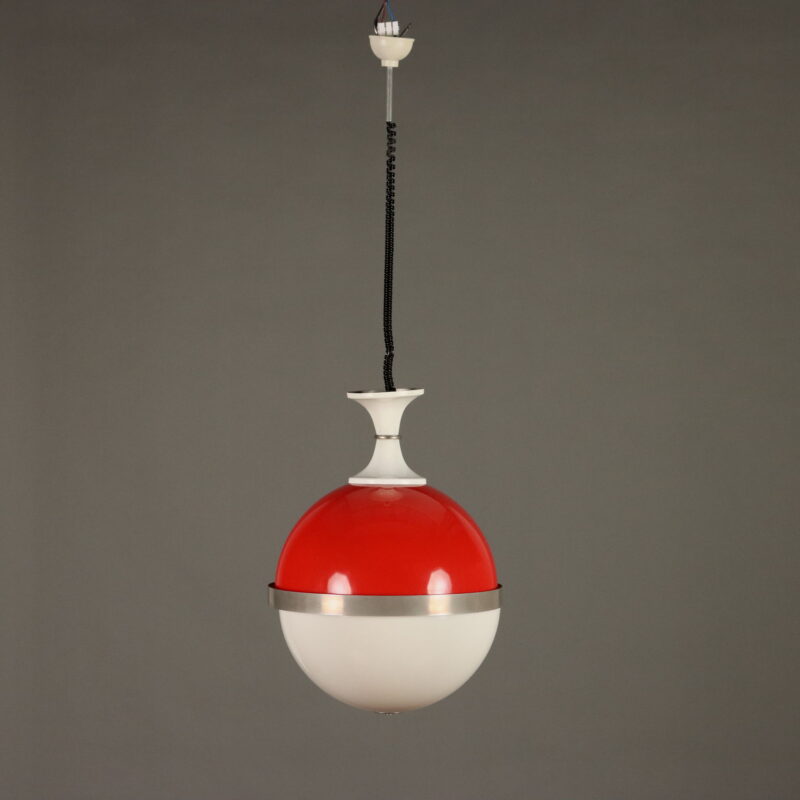Lampadario Bicolore Anni 70