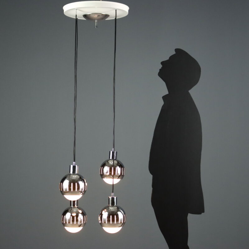 Lampada Anni '60 a Quattro Luci