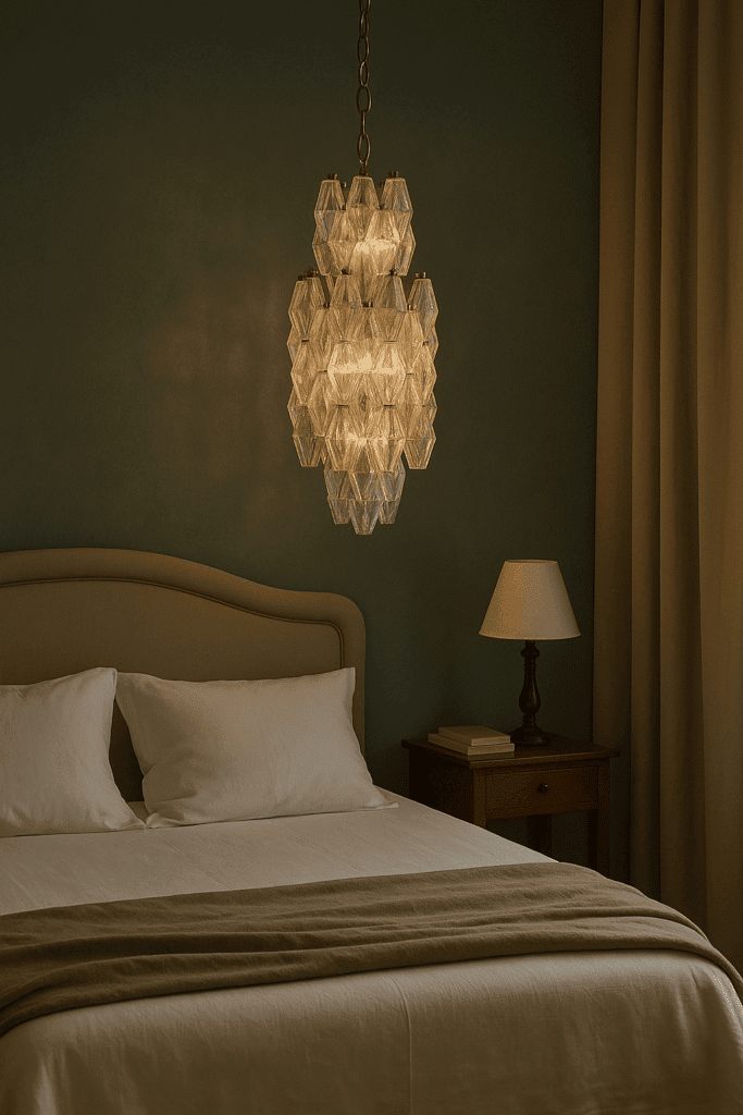 Lampada 'Poliedri' Carlo Scarpa per Venini